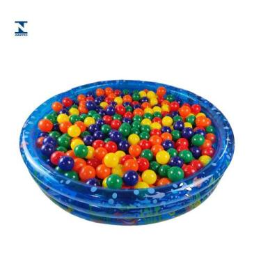 Imagem de Piscina Com Bolinha Inflável Infantil 252 Lts + 100 Bolinhas - Wellmix