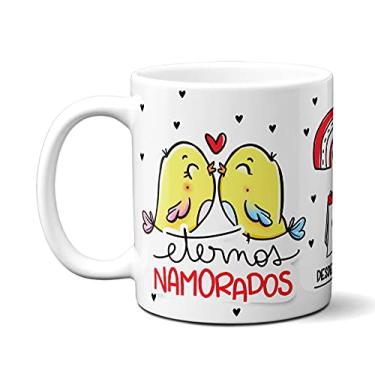 Imagem de Caneca Eternos Namorados Personalizada Com Data Te Amo