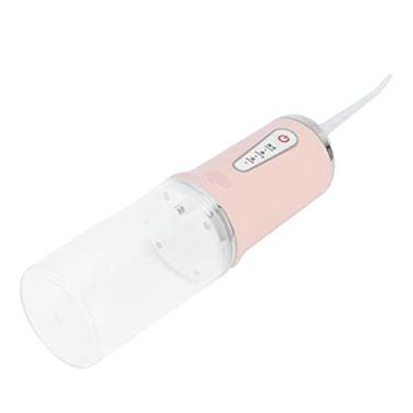 Imagem de Irrigador bucal dental, limpeza completa sem fio, limpador de dentes saud�vel para evitar a deteriora��o dos dentes para sangramento das gengivas para hipersensibilidade dent�ria (rosa)