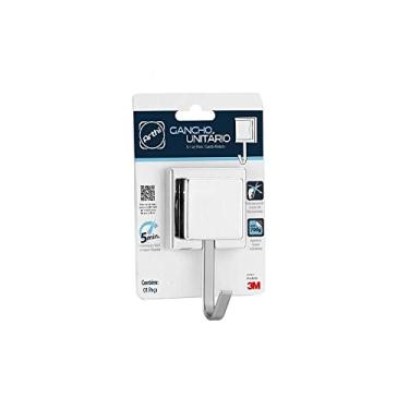 Imagem de Gancho de Aço com Fixação por Fita 3M | Organizador de Ambiente | Versátil | Resistente à Ferrugem | Instalação Simples | Multifuncional | Utilidades Domésticas | Casa e Cozinha | Garantia de Fábrica