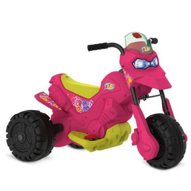Imagem de Moto Elétrica Infantil XT3 Pink Brinquedos Bandeirante 6V 2705 3+
