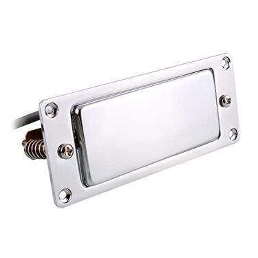 Imagem de Chusui Kit de captador mini humbucker compatível com LP guitarra elétrica ponte pescoço dupla bobina captador cromado