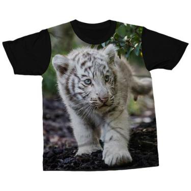 Imagem de Camiseta Tigre Animal Selvagem Blusa Camisa Mamífero - Darkwood