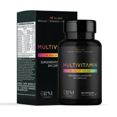 Imagem de Multivitaminico Completo 60 Capsulas ELLYM NUTRITION Complexo Vitaminico para o Dia a Dia Mulher e Homem Polivitaminico