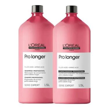 Imagem de Kit Loréal Pro Longer Shampoo 1,5L + Condicionador 1,5L - L'óreal Prof