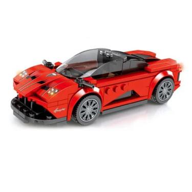 Imagem de Speed Car City Red 185 Pçs Bloco De Montar Legotipo - Orotoy
