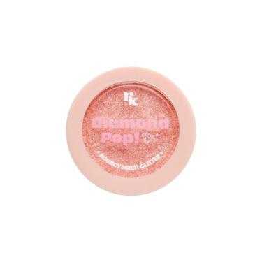 Imagem de Diamond Pop Bouncy Multi Glitter Rose Shine - Rk By Kiss