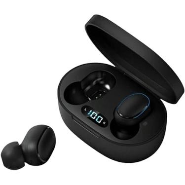 Imagem de Fone de Ouvido Bluetooth 5.0 Par Sem Fio Duplo Intra Auricular Cor Preto