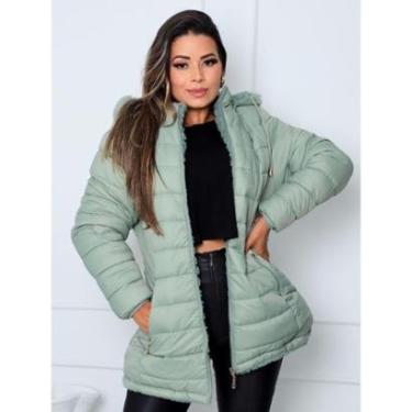 Imagem de Jaqueta ParKa Feminina Dupla Face Nylon/Peluciada-Feminino