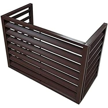 Imagem de Capa de ar condicionado externa oculta Cerca de privacidade - Grades de proteção para condicionadores de ar e bombas de calor - Rack de ar condicionado resistente às intempéries - Equipament