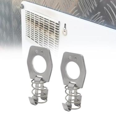 Imagem de Fechadura de câmera para aquecedor de água RV, fecho de trava de porta de aço inoxidável, 2 peças