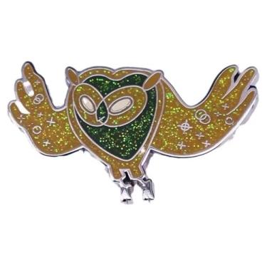 Imagem de The Cosmic Owl Ooo Premonition Dreams Hoots Come Along With Me Adventure Time Jake Finn Desenho Animado Programa de TV 4 cm Emblema de Broche Esmaltado, 1.6 Inches, Esmalte, Esmalte