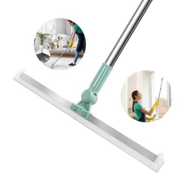 Imagem de Rodo Mágico Multiuso Silicone Limpa Fácil Pisos Chão Vidro Mop Vassora Mágica Piso Vidros Mop