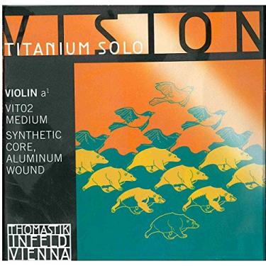 Imagem de Thomastik Cordas de violino Vision Titanium Solo A, titânio tamanho 4/4