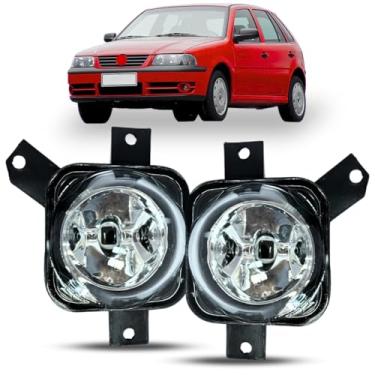 Imagem de Par Farol Milha Gol Parati Saveiro G3 1999 2000 2001 2002 2003 2004 2005