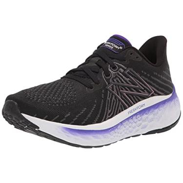 Imagem de New Balance Tênis de corrida feminino Vongo V5, Preto/violeta profundo, 5 Wide