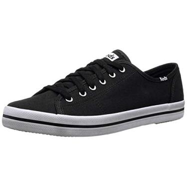 Imagem de Keds Tênis feminino Kickstart Seasonal sólido, Preto, 7.5