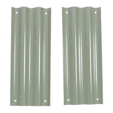 Imagem de Cama de Jardim Elevada, Kit de Cama de Jardim Elevado Seguro de Aço Inoxidável 304 Com Borda Envolvida, para Frutas (Verde claro)