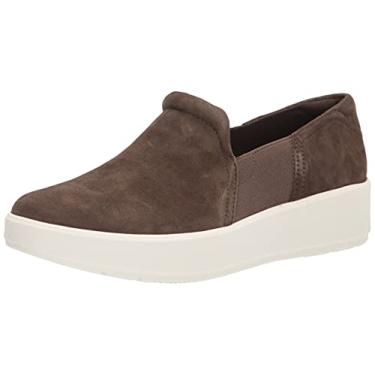 Imagem de Clarks Tênis feminino Layton Band, Camurça oliva escura, 7.5 Wide