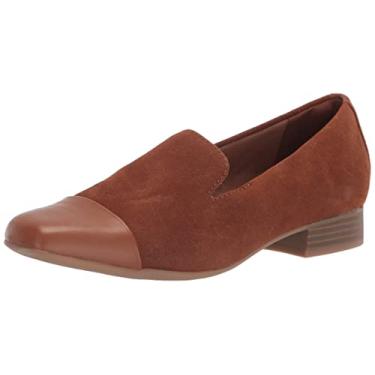 Imagem de Clarks Mocassim feminino Tilmont Step, Camurça marrom escuro, 35