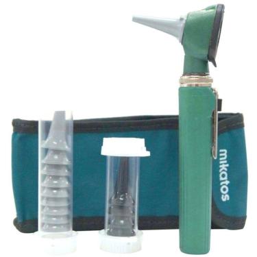 Imagem de Otoscópio Mini Mikatos Led - Preto - Vinho - Azul - Verde