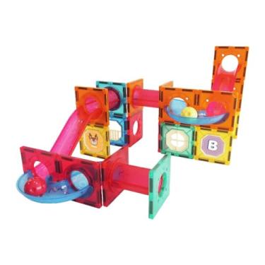 Imagem de DM Toys Blocos de Montar Magnéticos 47 Peças 3+ Anos