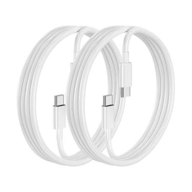Imagem de Cabo Tipo C Carregador Rápido Turbo Reforçado 2UNI - Kit 2 Cabo Tipo C