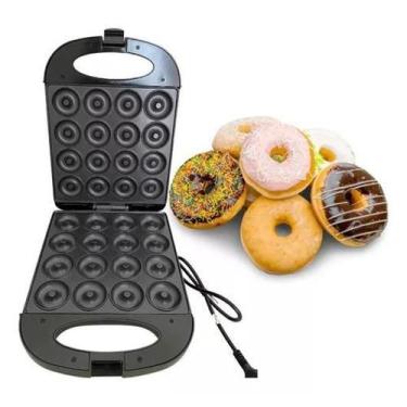 Imagem de Super Máquina De Mini Donuts Elétrica Portatil 16 Furos 110V - Sweet H