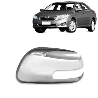 Imagem de Aplique Cromado para Capa Retrovisor Toyota Corolla 2009 2010 2011 201