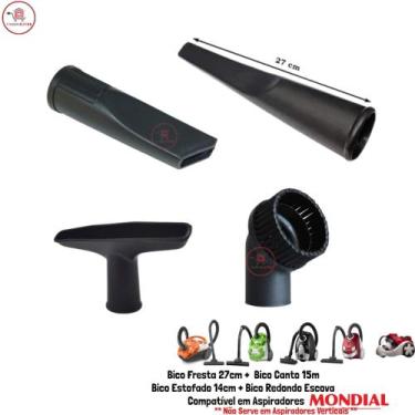Imagem de Kit em Oferta de 4 Bicos Para limpeza Aspiradores Mondial Modelos Na D