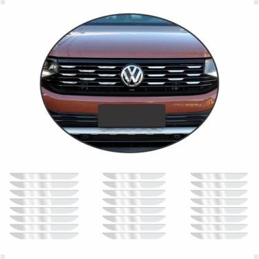 Imagem de Adesivos Aplique Da Grade T-cross Pcd Sense 2019/ Cromado - SPORTINOX,