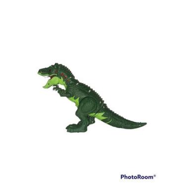 Imagem de Brinquedo Dinossauro Rex Solta Fumaça Com Luz E Som (verde) - Fun Game