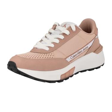Imagem de Calvin Klein Tênis feminino Khalli, Rosa claro/branco 680, 37