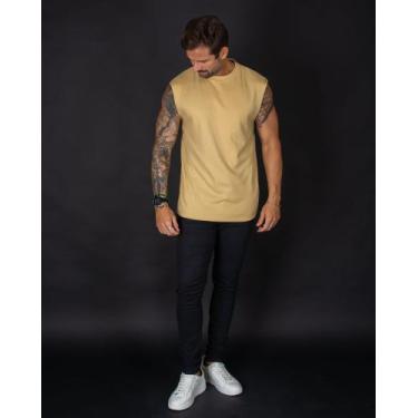 Imagem de Regata Oversized - Toppen Jeans, G, Creme