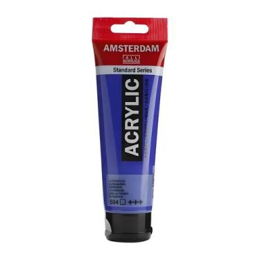 Imagem de Tinta Acrilica Amsterdam Talens 708 Paynes Grey 120ml - ROYAL & TALENS