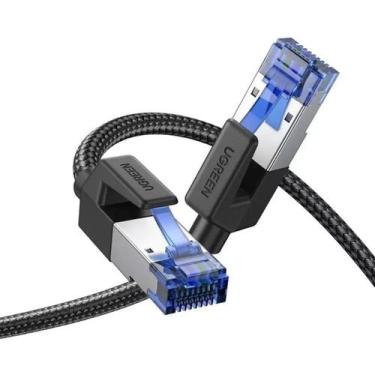 Imagem de Cabo De Rede Ethernet Ugreen Cat8 Rj45 F/ftp Blindado 3 Mts