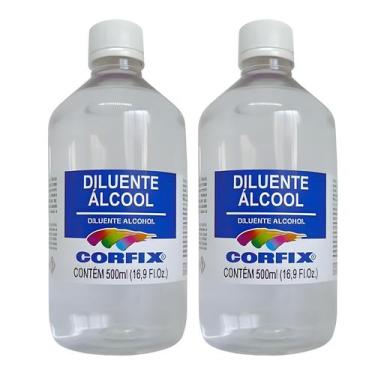 Imagem de Diluente Álcool Corfix 500 Ml com 2 Unidades