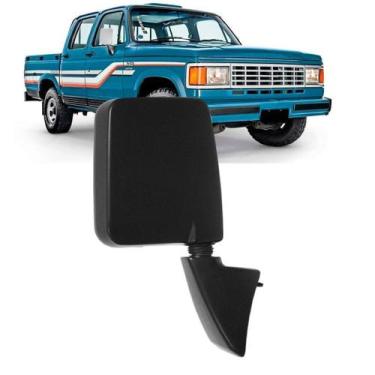Imagem de Retrovisor GM A10 1993 94 95 96 97 98 Direito Preto - Blawer