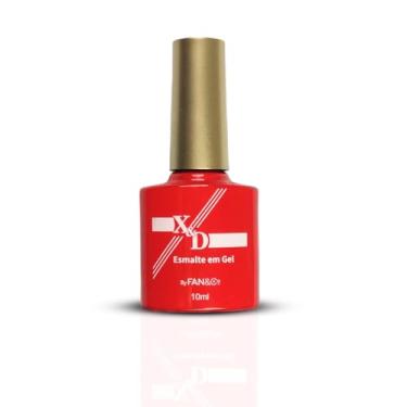 Imagem de Esmalte Em Gel Led Uv X&d 10ml Vermelho P/Unhas Manicure