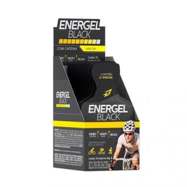 Imagem de Energel Black Caixa com 10 Sachês (300g) - Sabor: Abacaxi - Body Actio