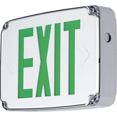 Imagem de Progress Commercial PEWLE-DG-30 Placa LED de saída de emergência Wet Location, branca