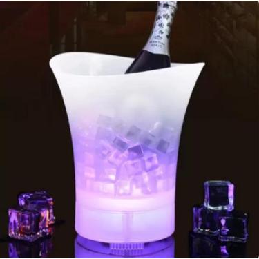 Imagem de Balde Champanheira E Cerveja Gelo Em Acrílico Com Bluethooth e Led - F