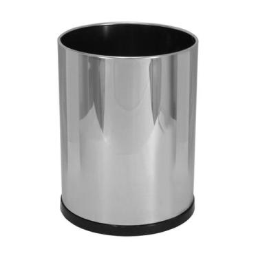 Imagem de Jj.e3 - lixeira em aço inox 13,5l - JJ Comércio