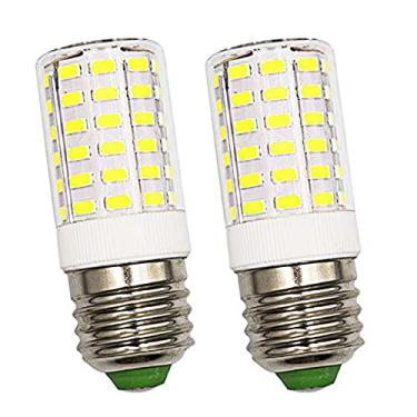 Imagem de Lâmpada E26 LED para geladeira Lâmpada de aparelho 7W (equivalente a 60W-100W) não regulável branca fria 6500K 1000 Lumen AC100V-265V Base de vela decorativa lâmpada de milho Pacote com 2