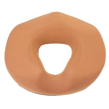 Imagem de Almofada de Cóccix, Almofada de Assento de Rosca para Alívio de Estresse para Escritório (Laranja)