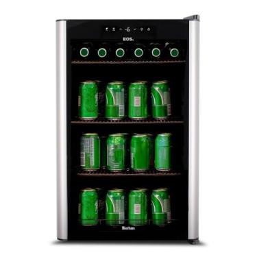 Imagem de Cervejeira Eos Bierhaus 76 Litros Frost Free com Compressor e Porta de Vidro com Inox Ece80 220v