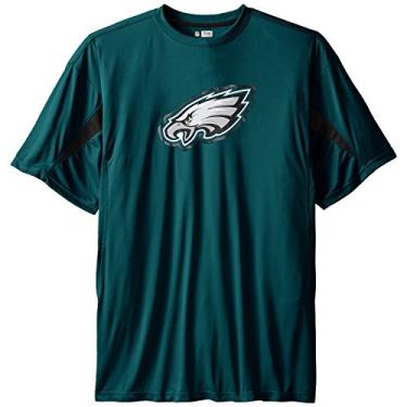 Imagem de Profile Big & Tall Camiseta NFL Philadelphia Eagles de gola redonda, 2GG, azul-petróleo
