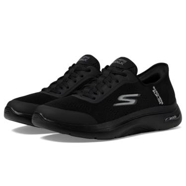 Imagem de Skechers Tênis masculino Hands Free Slip-ins Go Walk Arch Fit 2.0 - Simplicity 2, Preto/preto, 13 X-Wide