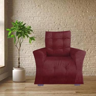 Imagem de Poltrona Retrátil e Reclinável Pra Extensão De Cílios Modelo Mariane Bordo