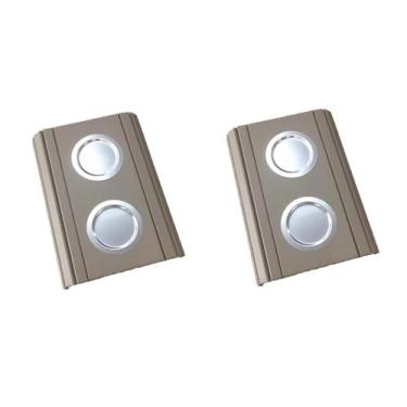 Imagem de Kit 2un Esteiras Braço De Sofá Nude Porta Copos Alumínio. - M A Sorpre